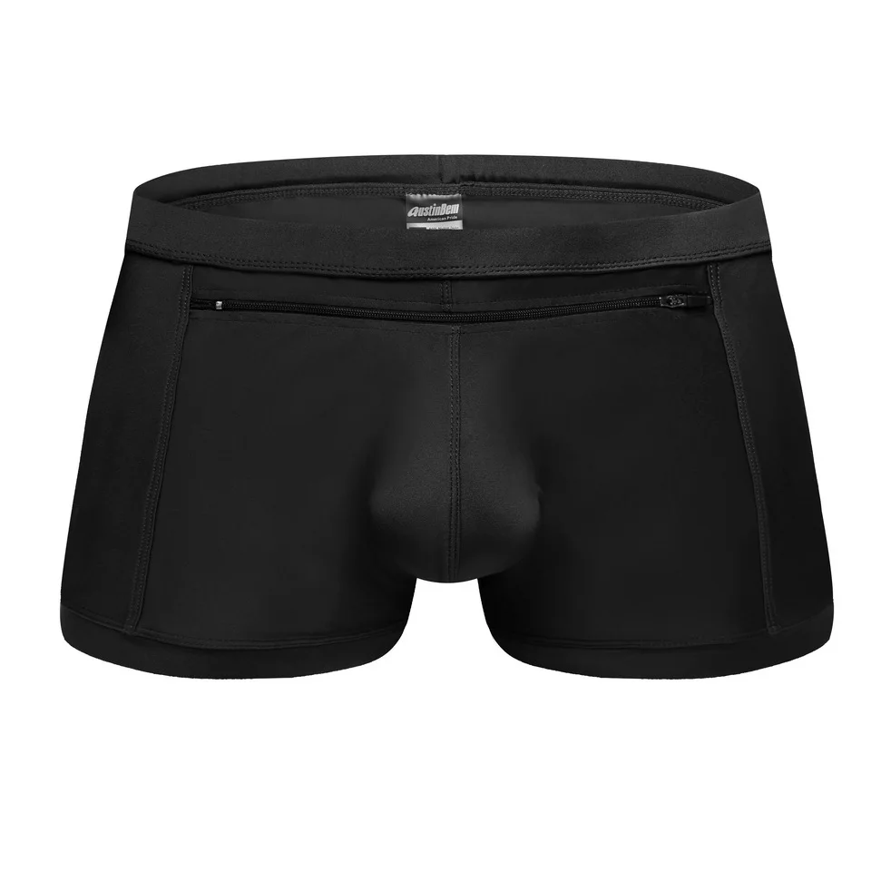 Bamboo Fiber Trunk - شورت سباحة صيفي للرجال جديد للشباب