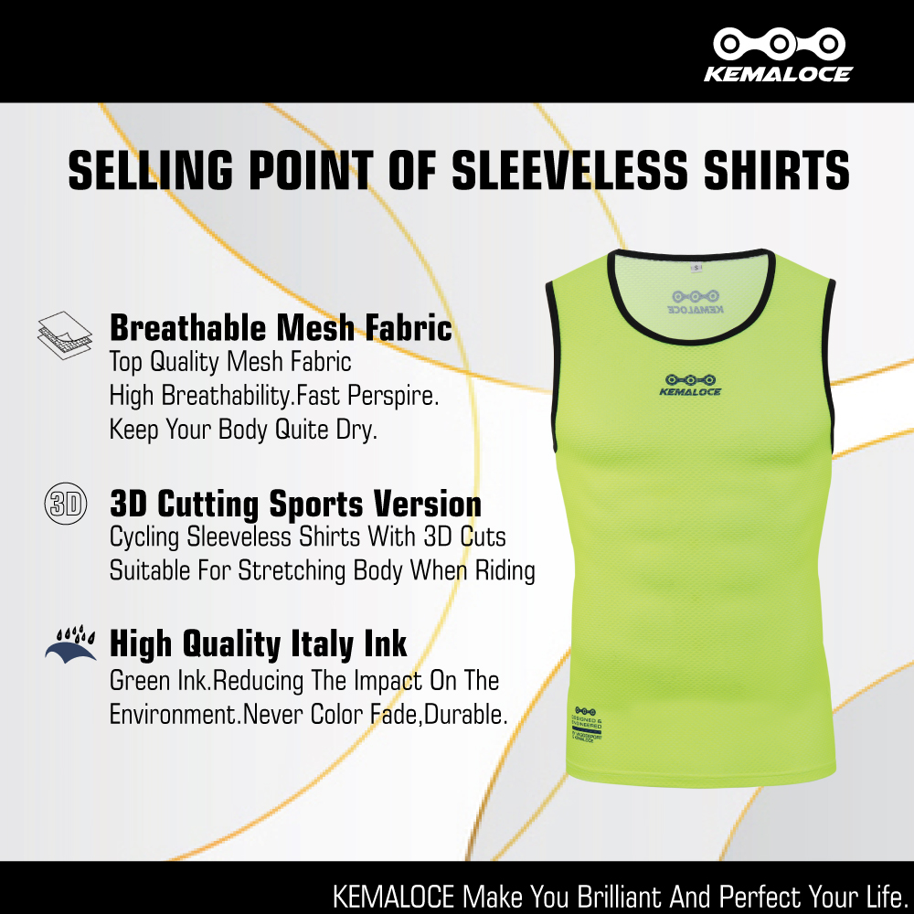KEMALOCE-سترة ركوب دراجات سريع - مراجعة Sleeveless Undershirt وسعره