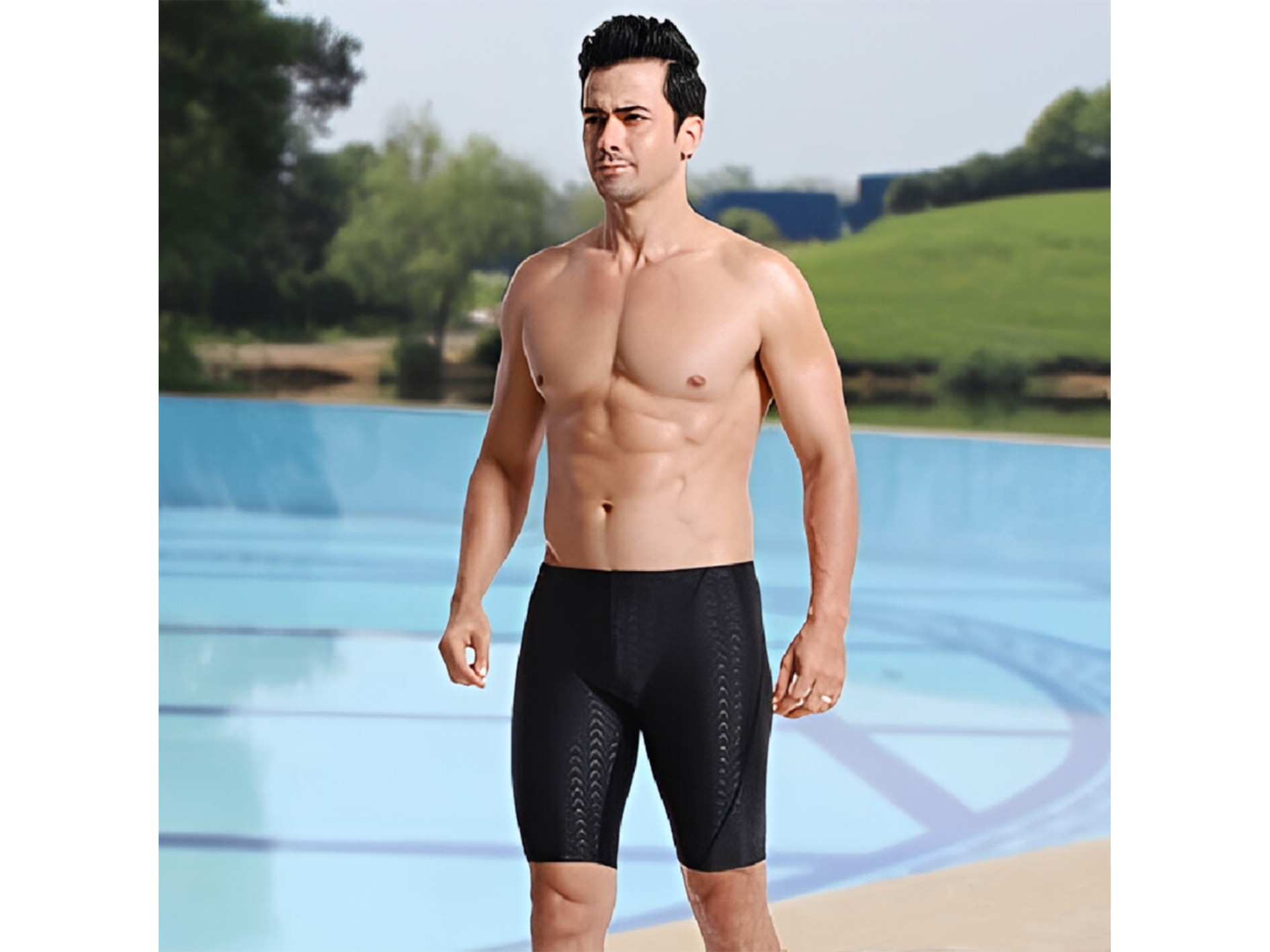 شورت سباحة رابيجالا سريع الجفا - مراجعة Trunk Breathable Men وسعره